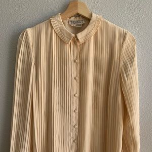 Vintage 100% Silk Blouse Mercedes & Adrienne